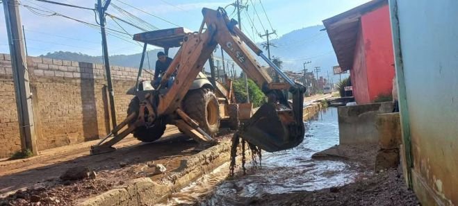 Atiende Ayuntamiento de San Cristóbal afectaciones ocasionadas por intensas lluvias
