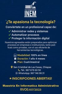 Forman profesionales en tecnología para optimizar procesos en empresas e instituciones