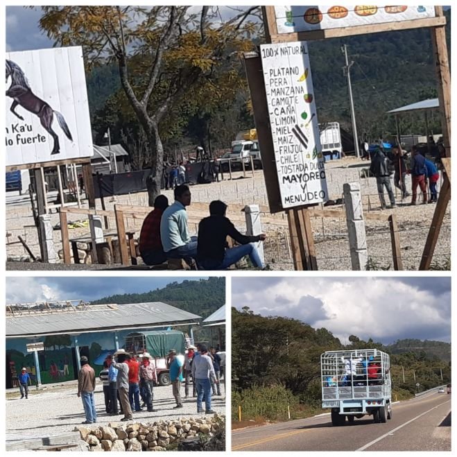 Se re&uacute;nen zapatistas en el nuevo caracol en Amatenango del Valle