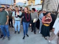 Alcaldesa refrenda compromiso con colonias y anuncia obras prioritarias en Primero de Enero