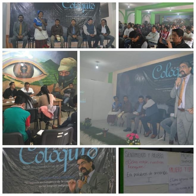 Coloquio "El impacto sociopolítico de la creación artística en las lenguas indígenas