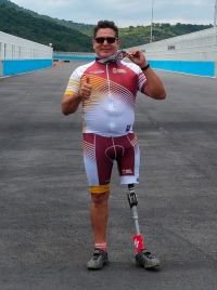 Jaime Yaudiel Melgar obtiene tercer lugar en la 2&ordf; Fecha del Serial Nacional de Paraciclismo