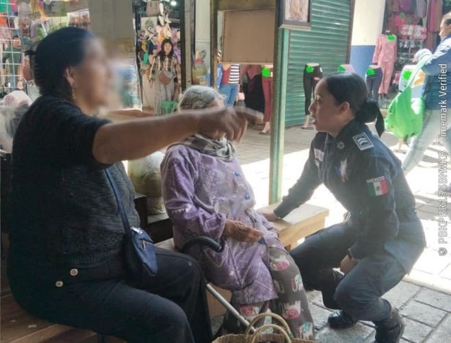 Resguardan a adulta mayor desorientada en Mercaltos