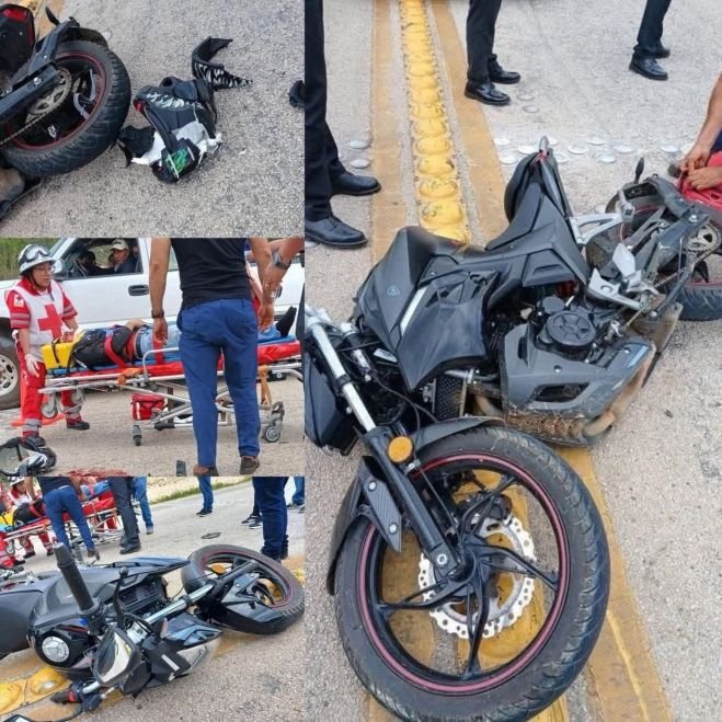 TRÁILER ATROPELLA A MOTOCICLISTA EN LA ENTRADA A COMITÁN; SE BUSCA CONTACTAR A SUS FAMILIARES