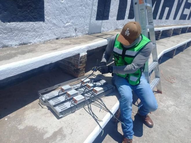 Renuevan infraestructura eléctrica en parque de feria y otros espacios públicos en San Cristóbal de Las Casas