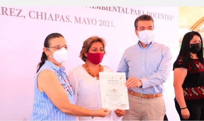 Gobierno de Chiapas promueve entre la comunidad escolar compromiso con la conservación del entorno