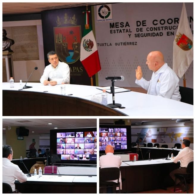 Participa Rutilio Escandón en reunión virtual con titular de la Segob para fortalecer acciones ante el COVID-19