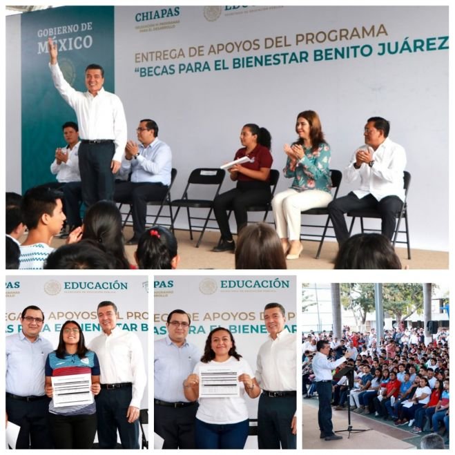 Becas para el Bienestar abren oportunidades a la juventud y a Chiapas: Rutilio Escand&oacute;n