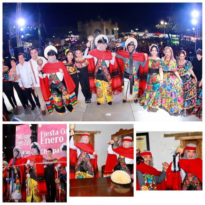Junto a cientos de familias, inaugura Rutilio Escand&oacute;n la Fiesta Grande de Chiapa de Corzo
