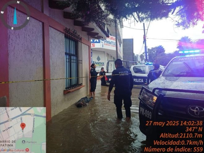 Lluvias torrenciales dejan un muerto y diversos daños en San Cristobal de Las Casas