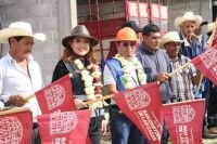 Presidenta de San Cristóbal impulsa obras y apoyos en el Ejido Pedernal