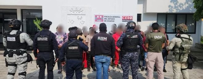 Operativo interinstitucional rescata a personas migrantes localizados en Tuxtla Chico
