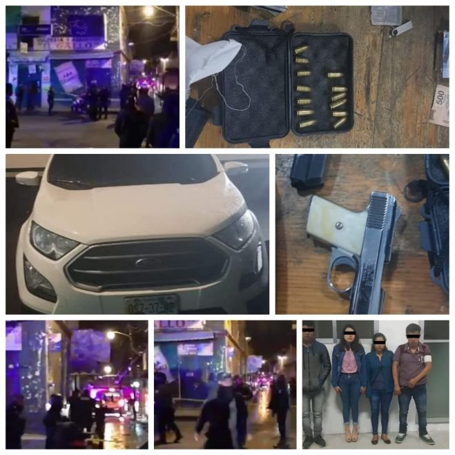 GRUPO INTERINSTITUCIONAL DE SEGURIDAD DE SCLC DETIENE A CINCO PERSONAS PRESUNTAMENTE INVOLUCRADAS EN BALACERA