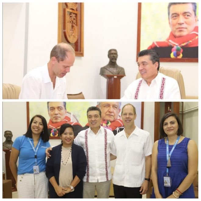 Con respaldo de Unicef se fortalece protecci&oacute;n de la ni&ntilde;ez y adolescencia en Chiapas: Rutilio Escand&oacute;n