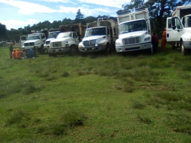 Ascienden a 15 las unidades recolectoras de basura retenidas en San Crist&oacute;bal