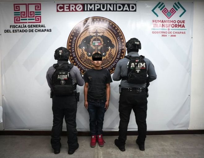 Confirma Fiscal General identificaci&oacute;n y detenci&oacute;n de presunto feminicida de adolescente en Tuxtla