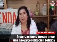 Organizaciones buscan crear una nueva Constituci&oacute;n Pol&iacute;tica 