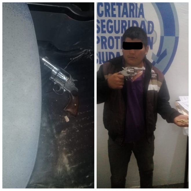 Detienen a sujeto por encañonar a una persona en Chalchihuitán