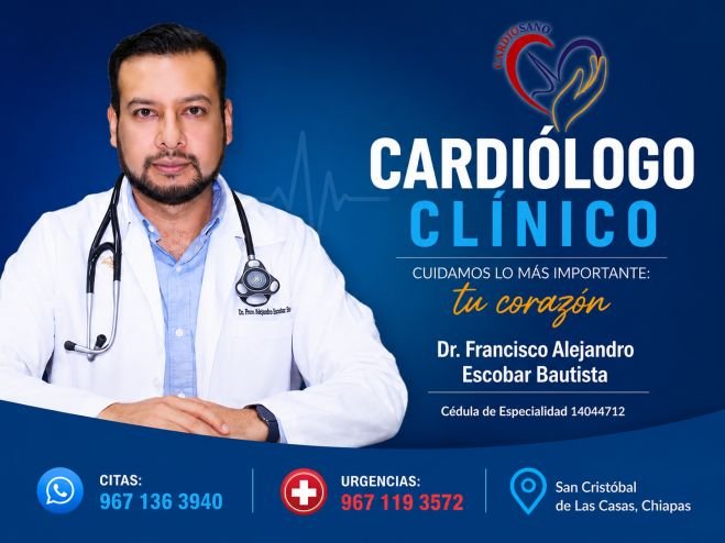 Cardi&oacute;logo en San Crist&oacute;bal de Las Casas explica c&oacute;mo funciona el coraz&oacute;n y c&oacute;mo prevenir enfermedades cardiovasculares