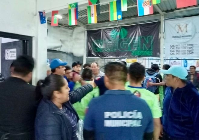 Atiende Policía de SCLC riña dentro de Deportivo Fut 7; descarta detonaciones de arma de fuego