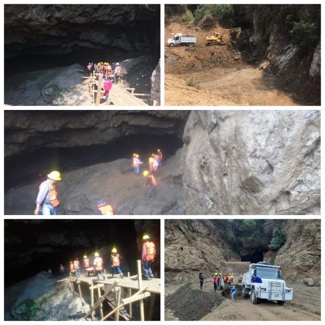 Se han extraído más de 16 mil toneladas de materiales durante el desazolve del Sumidero de Santa Rosa: Obras Públicas