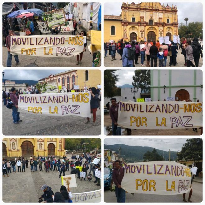 Ciudadanos marchan ante la violencia en San Cristóbal