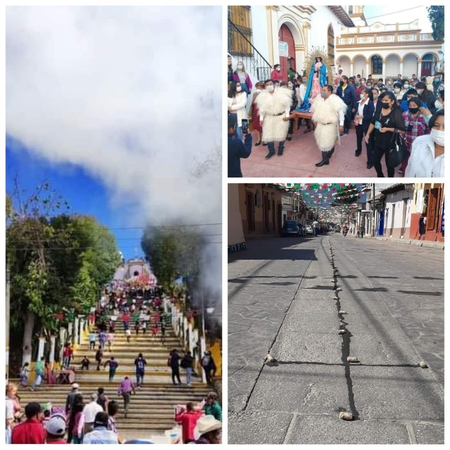 Inician actividades de la fiesta de la virgen de Guadalupe