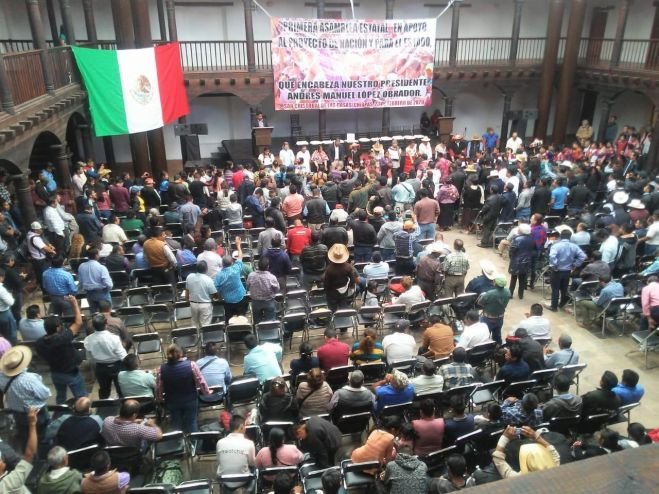 Realizan Primera Asamblea Estatal en apoyo al proyecto de naci&oacute;n que encabeza L&oacute;pez Obrador