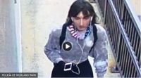 El sospechoso us&oacute; ropa de mujer para huir del lugar del ataque.