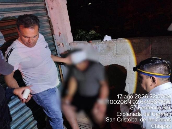 Polic&iacute;a Municipal atiende ri&ntilde;a entre grupos y PC brinda apoyo a personas lesionadas
