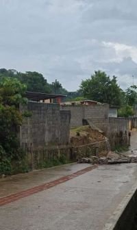 Colapsa barda de una escuela en Pantelh&oacute;