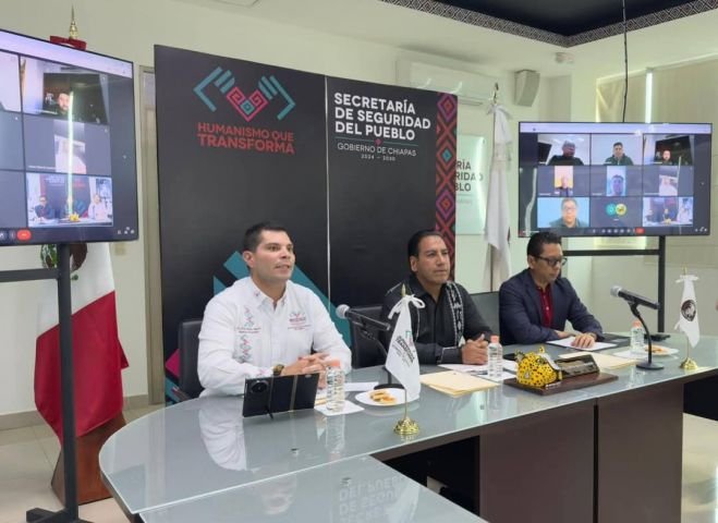 Encabeza Eduardo Ramírez reunión con directores de centros penitenciarios de Chiapas