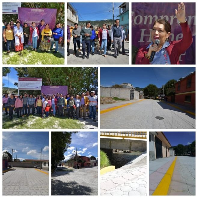 Entrega presidenta Jer&oacute;nima Toledo Villalobos, obra de rehabilitaci&oacute;n de drenaje sanitario en la colonia Erasto Urbina