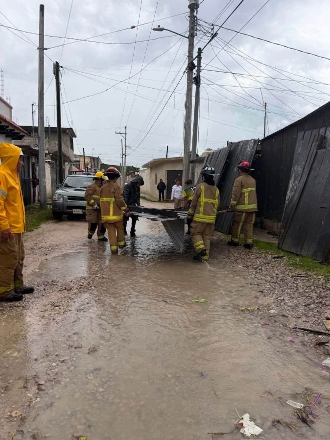 Atienden en tiempo y forma contingencia por downburst en San Crist&oacute;bal