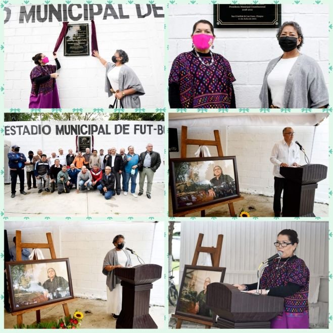A partir de hoy Estadio de Futbol lleva el nombre de un gran impulsor del deporte: Hugo Isaac Robles Guillén