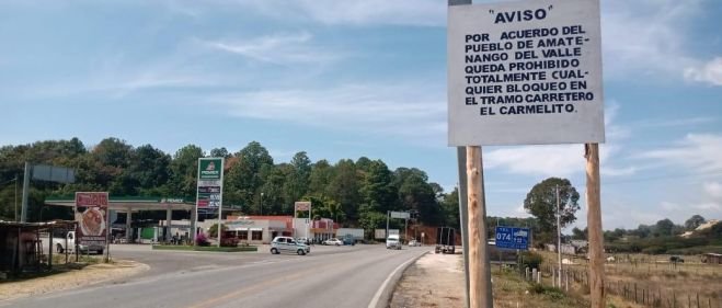 Habitantes de Amatenango del Valle no permitir&aacute;n m&aacute;s bloqueos