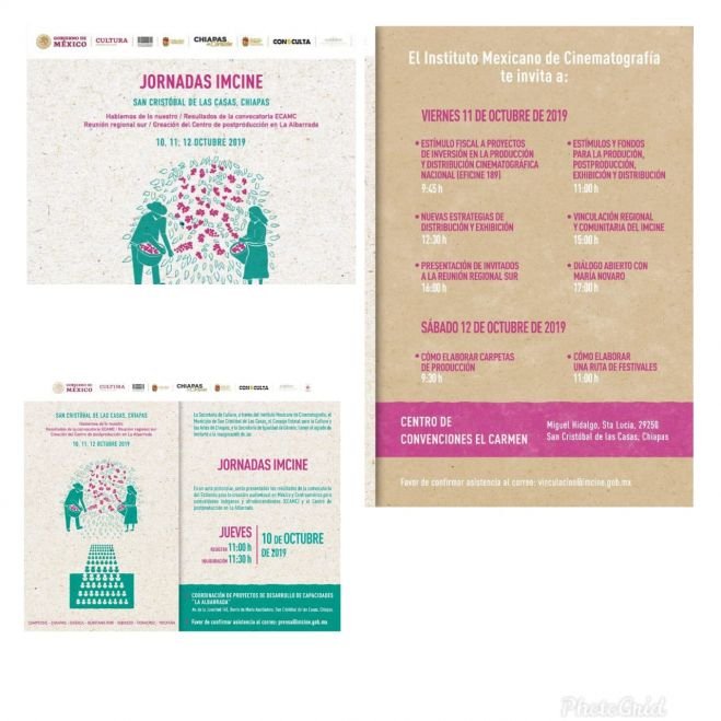 Se celebrarán Jornadas Imcine en San Cristóbal de Las Casas, Chiapas