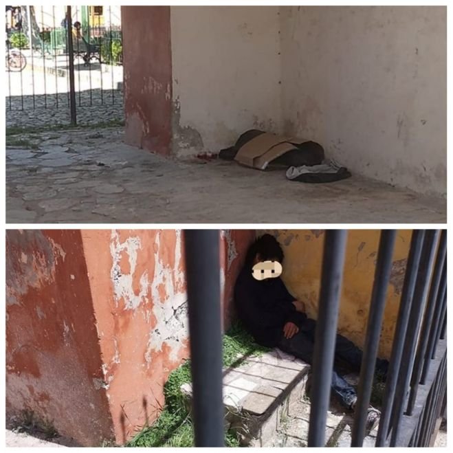 Piden atenci&oacute;n para menor que se refugia en el Arco del Carmen