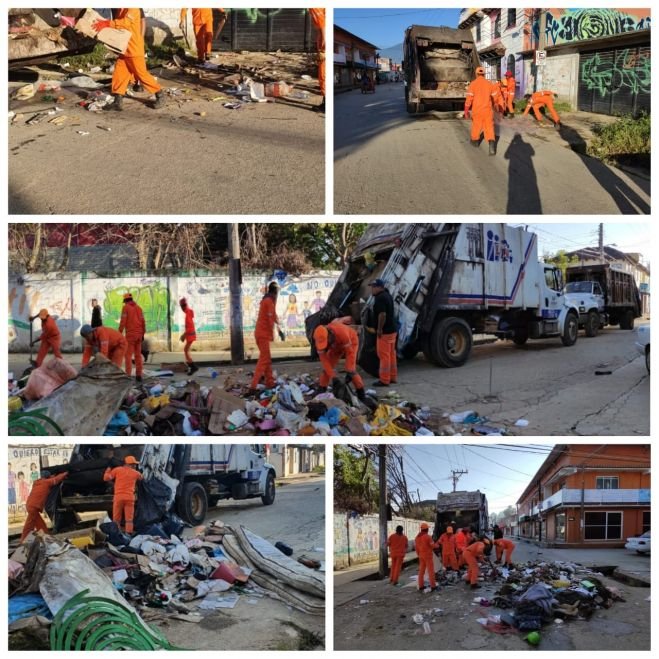 CONTINÚA DIRECCIÓN DE LIMPIA MUNICIPAL TRABAJOS DE RECOLECCIÓN DE BASURA EN LA COLONIA LA ISLA EN SAN CRISTÓBAL