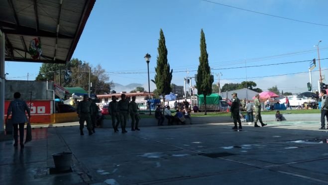 Resguardan instalaciones de la OCC ante amenaza de normalistas de  llevarse las unidades