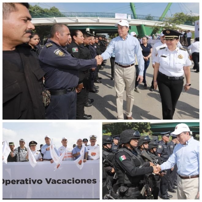 Destaca Rutilio Escandón colaboración institucional para garantizar vacaciones seguras en Chiapas