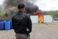 Destruye FGR casi media tonelada de narc&oacute;ticos y objetos del delito en Chiapas