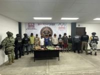 Operativo integral en Cintalapa, permite detenci&oacute;n de 9 personas por delito contra la salud en Cintalapa: FGE