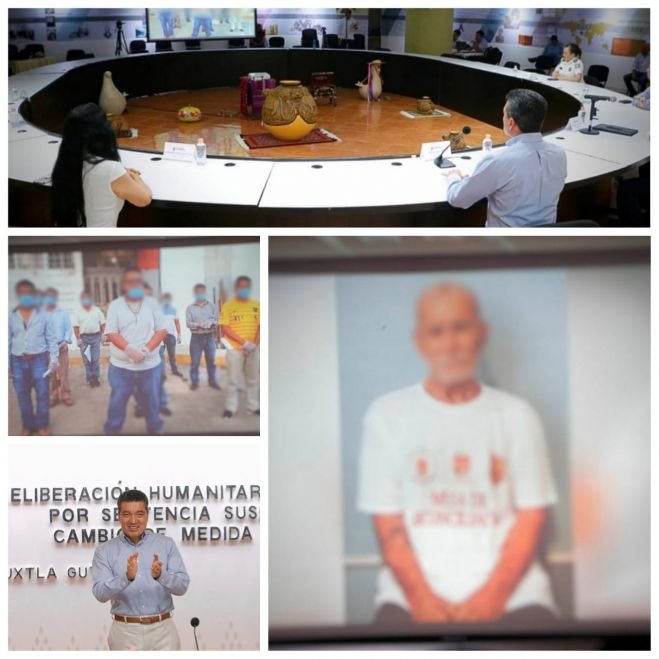 Ante contingencia por COVID-19, encabeza Rutilio Escand&oacute;n preliberaci&oacute;n humanitaria de 34 reclusos