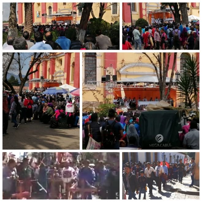 Marchan para conmemorar el noveno aniversario luctuoso de Jtatik Samuel Ruiz 