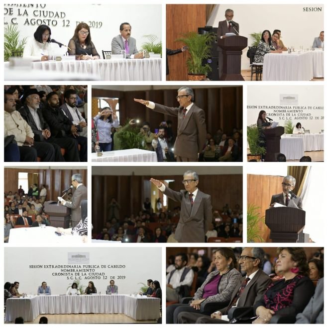 TOMA PROTESTA LUIS URBINA ZEPEDA COMO CRONISTA DE LA CIUDAD SAN CRISTÓBAL DE LAS CASAS