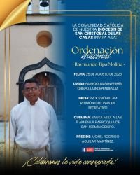Ordenarán a nuevo sacerdote en la Independencia 