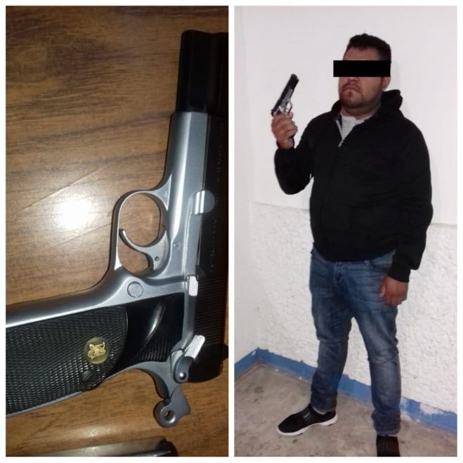 DETIENEN A PERSONA POR PORTACI&Oacute;N DE ARMA DE FUEGO