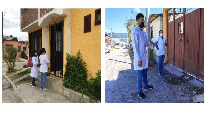 CONTINÚA BARRIDO CASA POR CASA PARA LOGRAR LA META SEMANAL EN SAN CRISTÓBAL