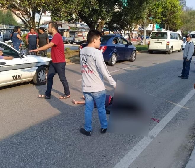 Muere mujer al ser atropellada en San Crist&oacute;bal